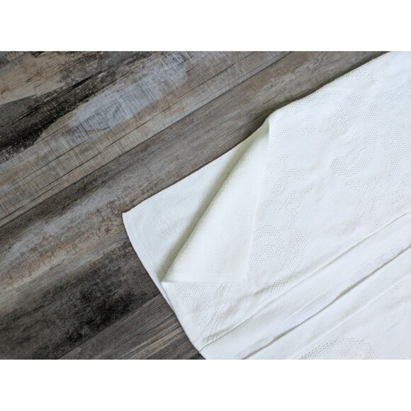 NWT Chico's Tonal Jacquard Cardigan Women's 4 Ivory Longline Open Front Textured - Picture 3 of 12